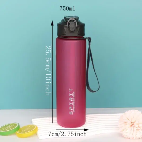 26oz Frosted Sports Water Bottle - Image 2