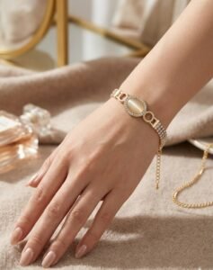 Luxury Oval Stone Adjustable Bracelet