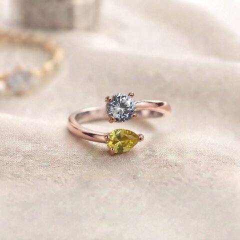 Crystal Glow Duo Ring