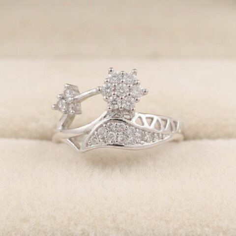 Royal Floral Sparkle Ring