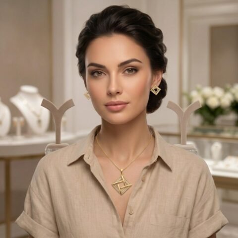 Elegant Designer Necklace & Earring Set