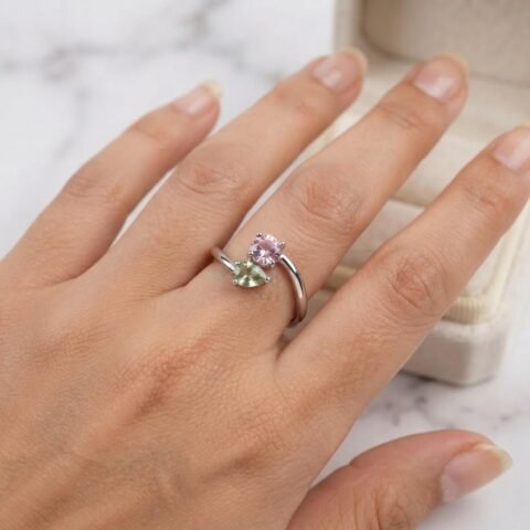 Blossom Duo Crystal Ring